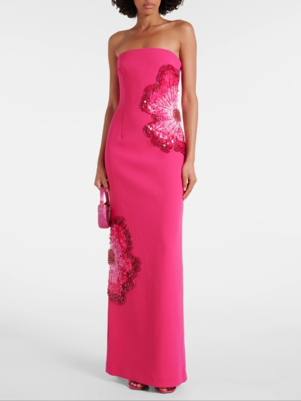 Rebecca Vallance Layana Embellished Strapless Gown - Pristine NWOT - Size 8